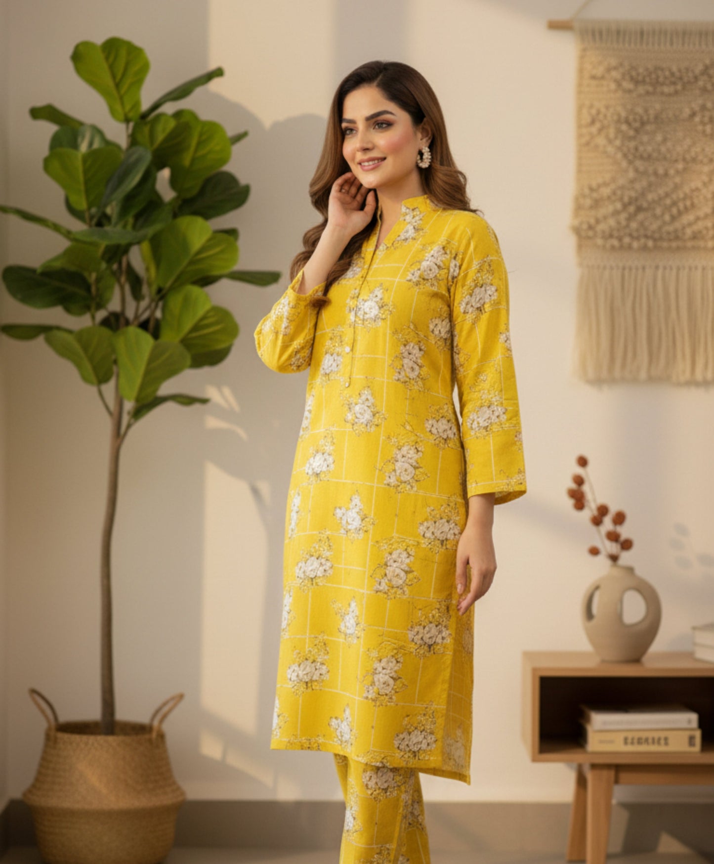 VERDA CO-ORD SET All over printed Lown Cotton Affordable Dresses👗