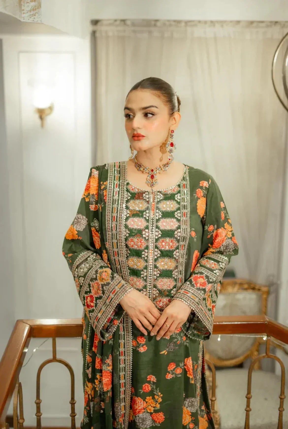 Kareena - Heavy Embroidered soft Stuff 3 Pc Suit